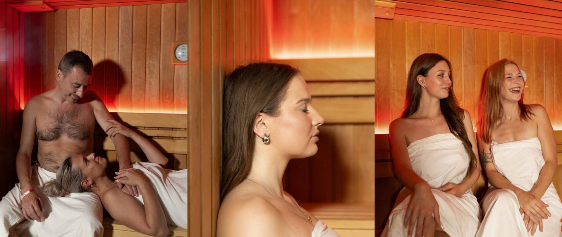 Sauna a vířivka
